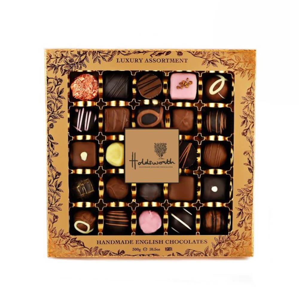 Holdsworth Luxury Assortment Handmade English Chocolate Box 300g